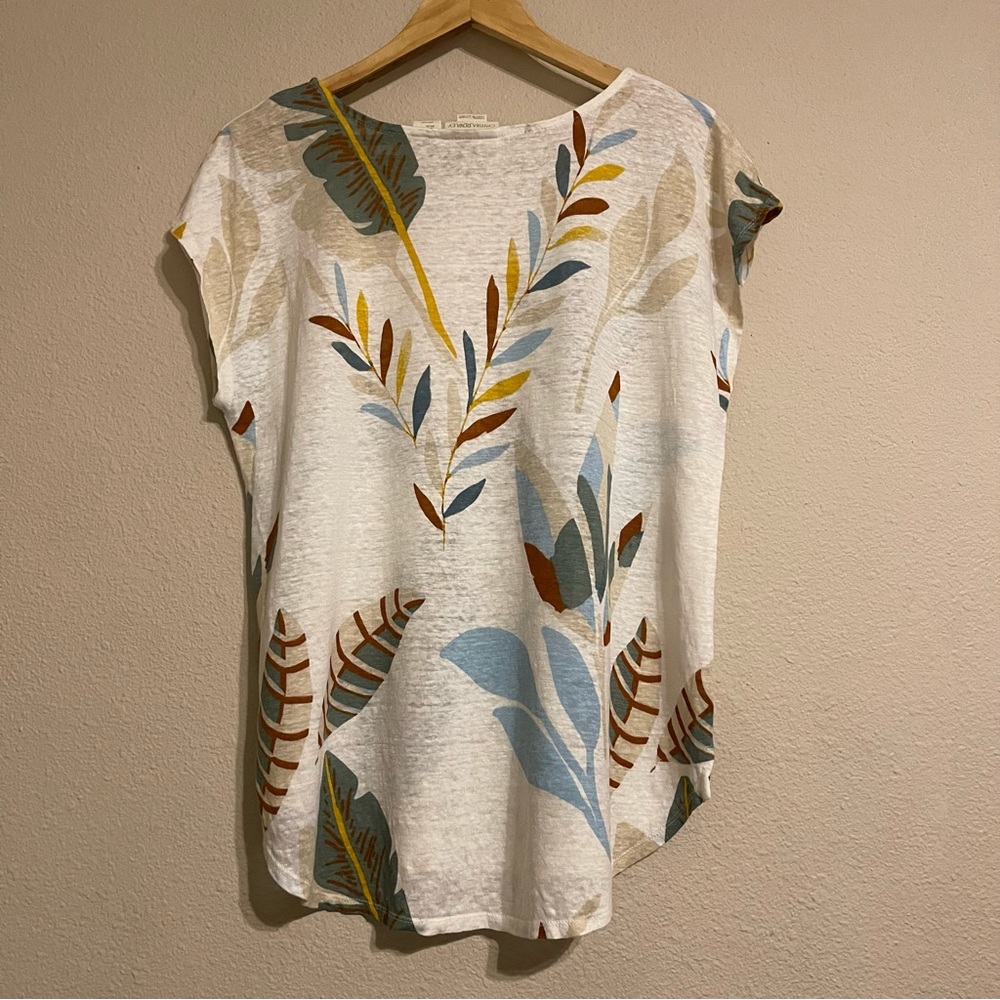 Cynthia Rowley‎ 100% Linen Tropical shirt - Picture 3 of 5